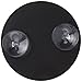 Rucci M870 Suction Cup Mirror, 12X, Black, 5-Inch Diameter