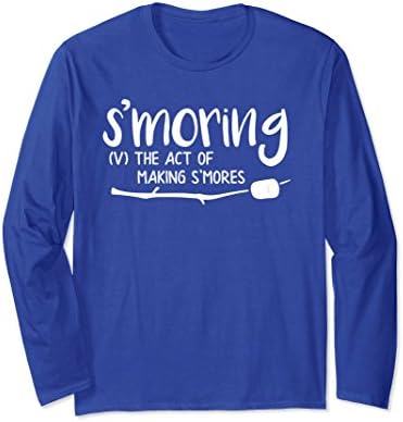 Unisex S'moring Making S'mores Cute Funny Summer Bonfire T-Shirt Small Royal Blue