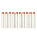 Pack of 100 7.2cm Nerf N-Strike Elite Rampage Retaliator Series Blasters Refill Clip Darts Toy Gun Soft Nerf Bullet (White)