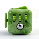 Fidget Dice Anti-anxiety and Depression Cube for Children and Adults (Jade Green)