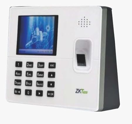 Navkar ZKTECO K60 Biometric Attendance Access Control with Push Data and Battery Backup (Black)