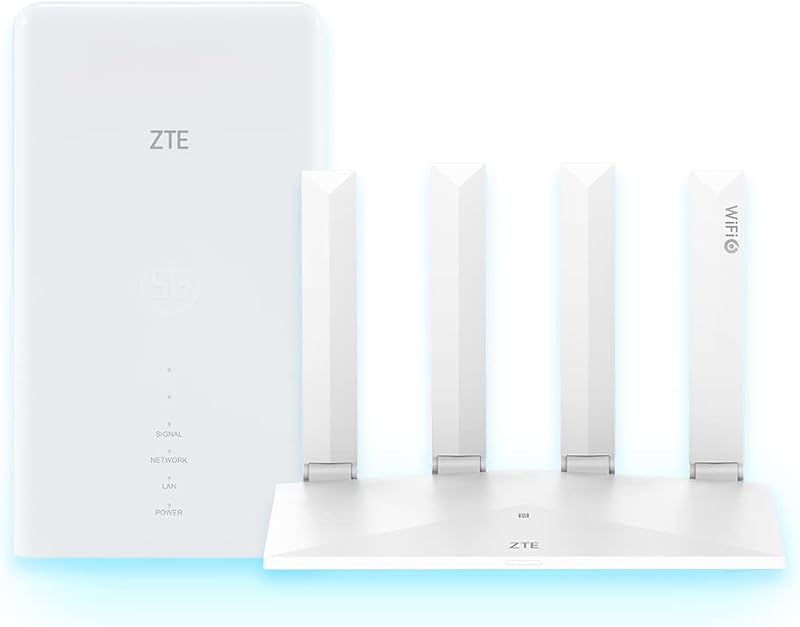 ZTE MC889 5G Outdoor Antenna & WiFi 6 Router T3000 CPE 128 User