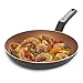 BLACK+DECKER Durable Titanium Nonstick Interior Fry Pan, 10