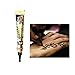 3 Pack Upgraded Temporary Tattoo Paste Cone India Art Drawing Kit Tattoo Stickers with 48 x Adhesive Stencil, Color Black