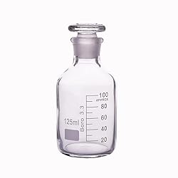 DONLAB 125ml Narrow Mouth,Borosilicate Glass
