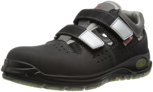 SIR Safety Unisex-Adult Camaro Black Sandal Safety Shoes 22018 Grey 11 UK, 45 EU - EN safety certified