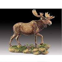 Everspring Import Company Moose Figurine 7 Inch High Resin