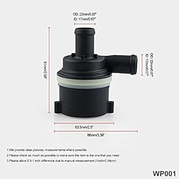 Pompe à Eau électrique Auxiliaire Additionnelle De Liquide