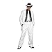 Dreamgirl Costumes Zoot Suit Riot Adult, White/Black, Medium US