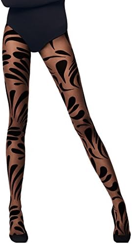 Wolford Droplet Tights-Black / Black-Medium