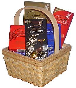 Lindt Lovers Chocolate Gift Basket