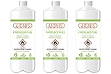Ignis Bio Ethanol Fireplace Fuel - 3 Pack (3 Bottles)