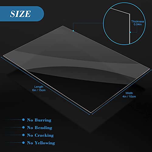 15 Pack Of 4x6 Inch Acrylic Sheet/Plexiglass Sheet Thickness 0.040,Used