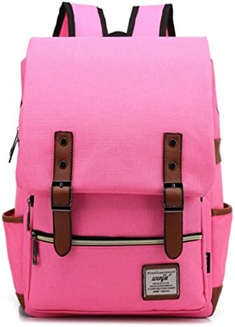 TOUTOULER 14 15 15.6 Inch Computer Laptop Notebook Backpack Bags Case School Backpack For Men Women Student Pink 15"