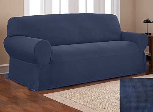 image for Fancy Linen Fancy Collection Sure Fit Stretch Fabric Sofa Slipcover So