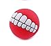 Funny Pet Dog Ball Teeth Silicon Toy Chew Squeaker Squeaky Sound Dogs Play Toys by Unbranded