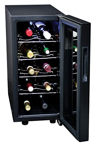 Koolatron-KWT10BN-Wine-Cooler-with-10-Bottle-Capacity-Vibration-Free-Thermoelectric-Cooling-Digital-Temperature-Controls-Black