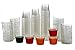 Plastic Portion Cups with Lids (125 Count) - 1OZ Translucent Jello Cups, Great for Condiments, Salad Dressings, Souffle, On-the-Go Snacks – Durable, Reusable, Disposable - Made in USA