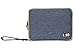 BUBM Handbag Double Layer Travel Cable Cord Gadget Gear Storage Electronics Accessories Organizer Bag Phone Pad Pouch (Large, Blue and Green)
