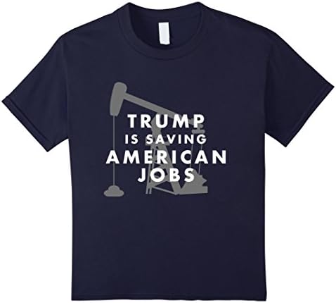 Kids Trump Is Saving American Jobs t-shirt 6 Navy