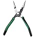 LAOA Long Needle Nose Pliers 5-in-1 for Cuting,Stripping,Crimping Terminals,Clamping,Reaming Holes with Lock,8 inch