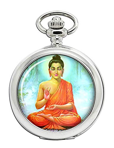 Family Crests Buddha Pocket Watch