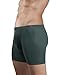 David Archy 4 Pack Men's Fast Dry Ultra Light Free Cutting Boxer Briefs(S, Olive Green)