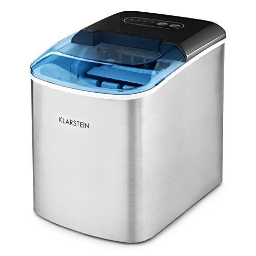 Klarstein On-The-Rocks - Eismaschine, Eiswürfelbereiter, Eiswürfelmaschine, 12 kg / 24 h, 120W, 2 Würfelgrößen, 6-12 min… – Bild 3