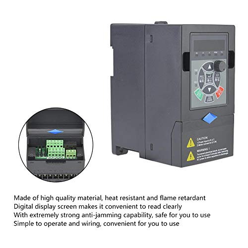 380V 1.5KW 3 Phase Input 3 Phase Output VFD Variable Frequency Converter Variable Speeds Drive Drive Inverter - Thumbnail 5