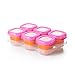OXO Tot 2 ounce Baby Blocks Food Storage Containers, Pink