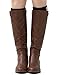 Dimore Women Thigh High Socks Extra Long Cotton Knit Warm Winter Over The Knee Long Boot Stockings Black (Black-1)