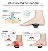 Arch Support Bandage Brace Adjustable Strap Snug Fit Cushions for Men Women, Pain Relief of Plantar Fasciitis, High Arches, Heel Spurs, One Size Fits All, A Pair