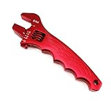 Adjustable Aluminum Lightweight Wrench Fitting Tools (Red)