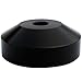 45 RPM Adapter - Aluminum - 7 inch Vinyl Record Dome 45 Adapter (Black Anodized)