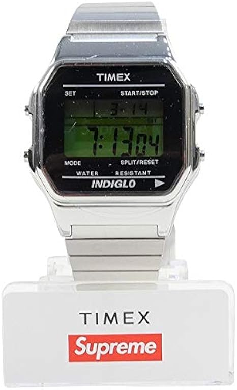 supreme x timex digital watch