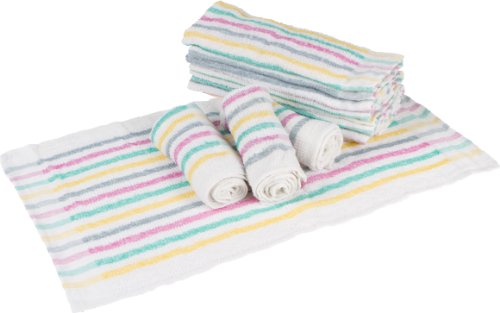 Phoenix Terry Towel, 12-Pack, 15 by 25, Multi-Color