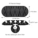2 Pack Wisdompro Cable Cord Clip Holder - Super Functional and Low-Profile Design, with 3M Adhesive Backing, You Can Sort Out The Mess of Cables Cords Around Your Home, Office Workspace - Black