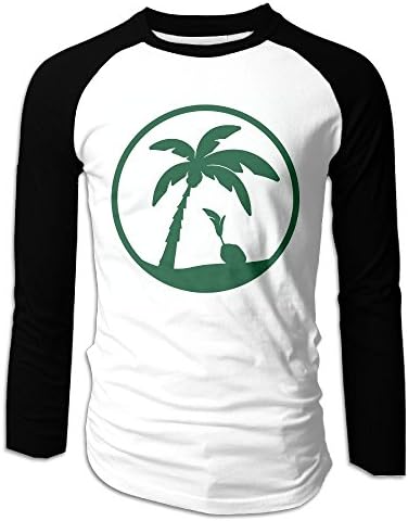 CHSMGS Mens Coconut Raglan Long Sleeve Clothing Graphic Pre-cotton