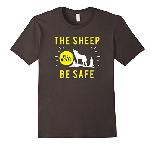 The Sheep Will Never Be Safe Shirt Wolf Costume BW1