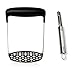 Potato Masher + Vegetable Peeler kitchen set. Heavy duty Stainless steel & Ergonomic long handle.