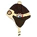 FEITONG Cute New Kids Girls Boys Beanie Pilot Crochet Earflap Hats Winter Warm Cap Hat + 1 PC Women Headband