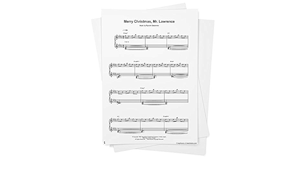 Merry Christmas Mr Lawrence Sheet Music By Ryuichi Sakamoto Piano Solo From Musicnotes Ryuichi Sakamoto Ryuichi Sakamoto Amazon Com Books Merry Christmas Mr Lawrence Sheet Music By Ryuichi Sakamoto Piano Solo From Musicnotes Ryuichi Sakamoto Ryuichi Sakamoto Amazon Com Books