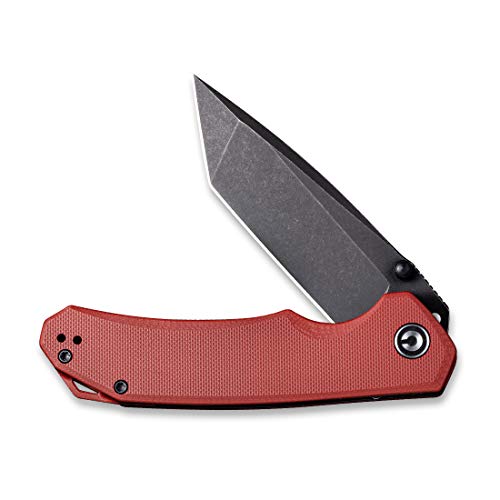 CIVIVI Brazen Folding Pocket Knife,3.5Inch Tanto D2 Plain Blade,G10