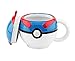Just Funky Pokemon Great Ball Molded Mug with Lid