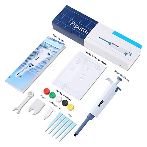 Adjustable Pipettor Pipette Micropipette High-Accurate Automatic MicroPipette Variable Volume Pipette 100ul-1000ul