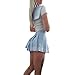 Littleforbig Cotton Romper Onesie Pajamas Bodysuit - Magical Onesie Skirt Set BluePink M