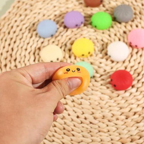 SLEEPHEAD®Dumpling Squishies, Squishies Dumpling Mystery Advent Countdown Calendar, 24 PCS Random Surprise Squishies Toys