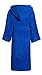 TowelBathrobe Kids Terry Hooded Unisex Bathrobe (Large) R.Blue
