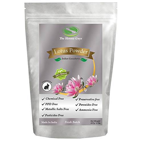 227 Grams / 0.5 LB / 08 Oz Lotus Powder/Nelumbco Nucifera, 100% Pure & natural. Food grade hair conditioning and supplements