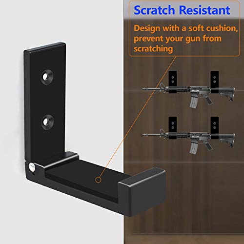 GOHIKING Gun Rack Wall Mount Gun Racks Folding Shotgun Hooks Hangers
